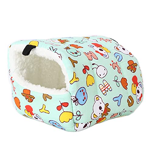 Zerodis Hanging Hammock - Soft Cotton Hamster Bed for Small Pets: Guinea Pigs & Hamsters - size: 14*12