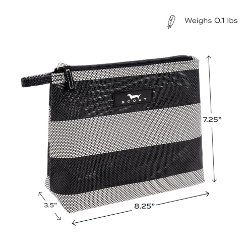 SCOUT Go Getter Pouch- Water-Resistant, Toiletry Bag - Aloha Aqua | Features a convenient finger loop and zips closed. Folds flat, and easily wipes clean. Perfect for the beach and pool - color: Aloha Aqua