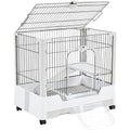 Yaheetech 30'' Small Animal Cage 2-Level Open Top Rabbit Cage on Wheels with Pull-Out Tray for Guinea Pig, Ferret, Chinchilla, Kitten, Bunny Small Animal Hutch, 30'' W × 20'' D × 27'' H - size: 30.0"L x 20.0"W x 27.0"H