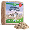 Small Pet Select Premium Soft Paper Bedding, Beige, 56 L | Natural Absorbent Bedding, Odor Control, Made in USA, For Indoor & Outdoor Rabbits, Guinea Pigs & Small Pets - size: 56 L