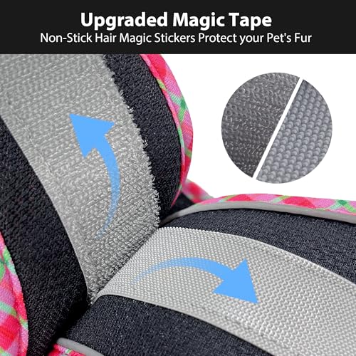 Dog Harness and Leash Set - Ultra-Comfortable Vest with Strong Magic Tape & Glow-in-Dark Reflective Strips, Chafe-Free for Teddy, Schnauzer (Black, M) - color: Black, size: M(Chest: 15 - 17")
