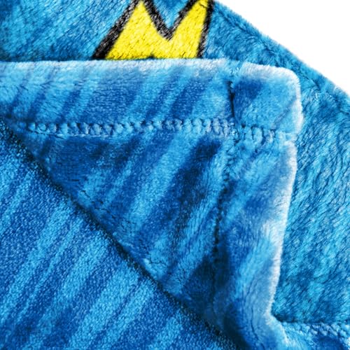 Jay Franco Kids Plush Throw Blanket – Soft & Cozy Fleece Throw for Bedroom & Couch Décor, Official Licensed Product, Blue - Avengers, 60x90 - Large Blanket - color: Blue - Avengers, size: 60x90 - Large Blanket