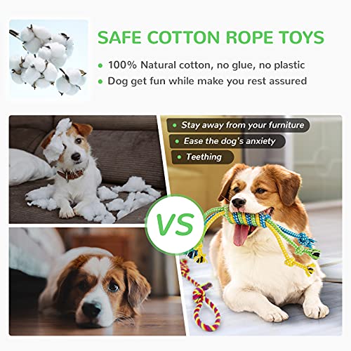 LEGEND SANDY Puppy Toys, Squeaky Dog Toys for Small Dogs, 12 Pack Puppy Chew Toys for Teething, Dog Rope Toy and Cute Stuffed Animals Value Bundle | Tug of War Toy and Cute Stuffed Animals Value Bundle, Gift fot Pet - color: 12 PACK PUPPY TOYS