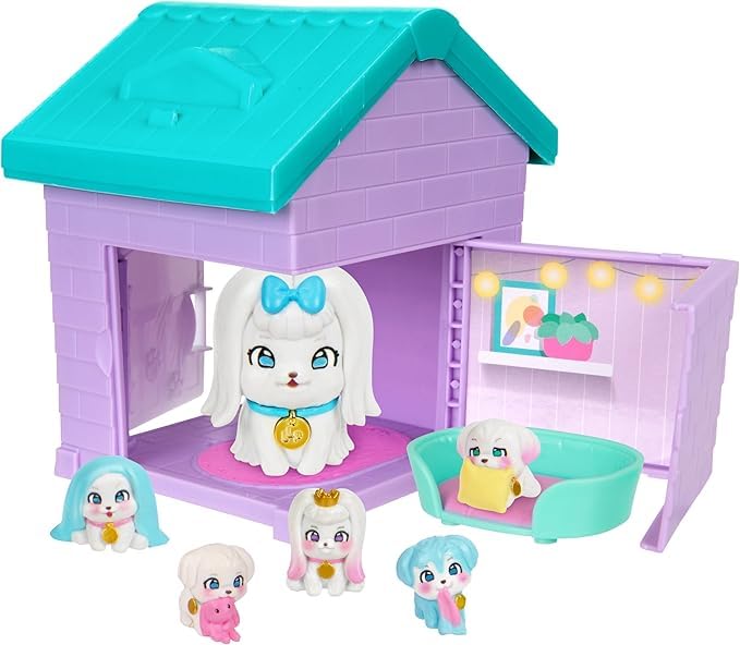 Little Live Pets Dog House Playset Bundle, Mama Surprise Families Beagle and Maltese Collection, Interactive Fold-Out Dog Playset Toy Gift for Kids 5+ | 2 fold-out houses reveal 4-6 surprise pups each, 80+ to collect; gift for kids ages 5+ - style: Beagle