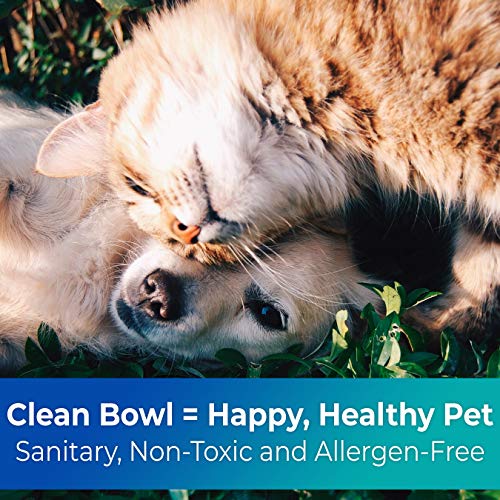 Vet-Grade Biodegradable Disposable Pet Bowls Bulk 50Pk 8Oz/1 Cup. Recycled Wheatstalk Material, Non-Toxic Food and Water Dishes for Puppies, Small Dogs or Cats. Sturdy and Leakproof for Healthy Pets! - size: 50 Pack