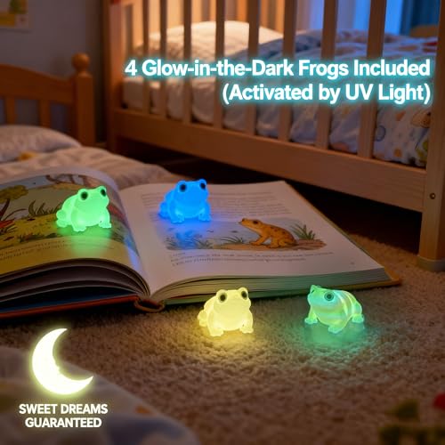 16Pcs Mini 3D Printed Frog Bulk, Articulated Frog Small Animal Figurines, 3D Printed Fidget Toys for Easter Basket Stuffers, Easter Egg Fillers for Kids, Desk Pets for Classroom Prizes