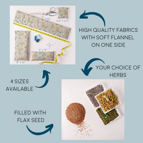 Heating Pad Microwavable, Microwave Hot Pack, Ice Pack, Cold Compress, Eye Pillow, Flax Seed and Dried Herbs, Various Sizes, Hedgehog