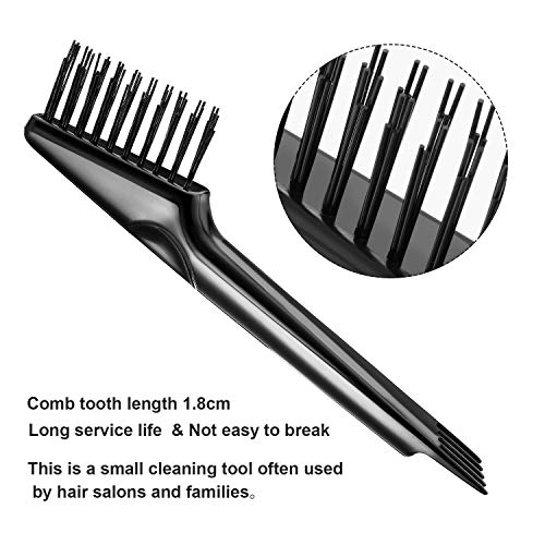 Yaomiao Hair Brush Cleaner Tool 2 Pack - 2-in-1 Dual Edge Hairbrush Cleaning Tool for Removing Hair, Dust & Lint from Brushes and Combs - Brush Cleaner for Home & Salon Use - color: Black