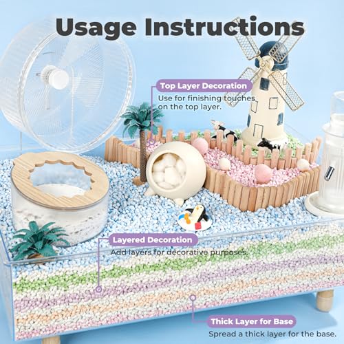 mini&moe Rabbit Bedding Guinea Pig Bedding Paper Pellet Bedding: Odor Control & Moisture Absorbent Natural Paper Pellet Bedding - for Small Animal Guinea Pigs, Rabbits,Hamsters Bedding 3.96lb - color: Grape, size: 3.96lbs