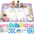 Magic Water Doodle Mat - Kids Painting Drawing Board, Gift Toy for Ages 2-9 | Perfect Water Doodle Mat - Kids Painting Drawing Board Toy, Color Magic Pens Deluxe Gift Set for Age 2-9 Girls Boys Toddlers - color: Pink