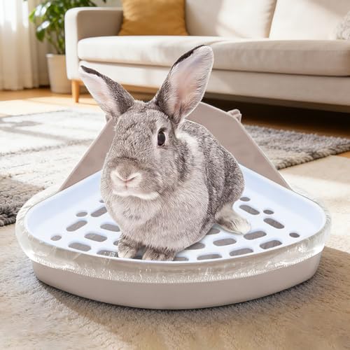 Disposable 50 pcs Small Animal Cage Liners | Rabbit Tray Film Liner Bunny Litter Pan Bags Guinea Pig Cage Toilet Plastic Film for Bird Hamster Chinchilla Hedgehog - size: X-Small - L+W ＜ 23''
