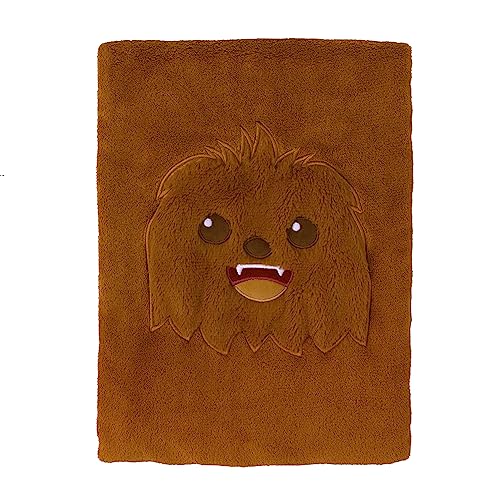 NoJo Star Wars Chewbacca Brown Super Soft Character Shaped Toddler Blanket - color: Chewbacca