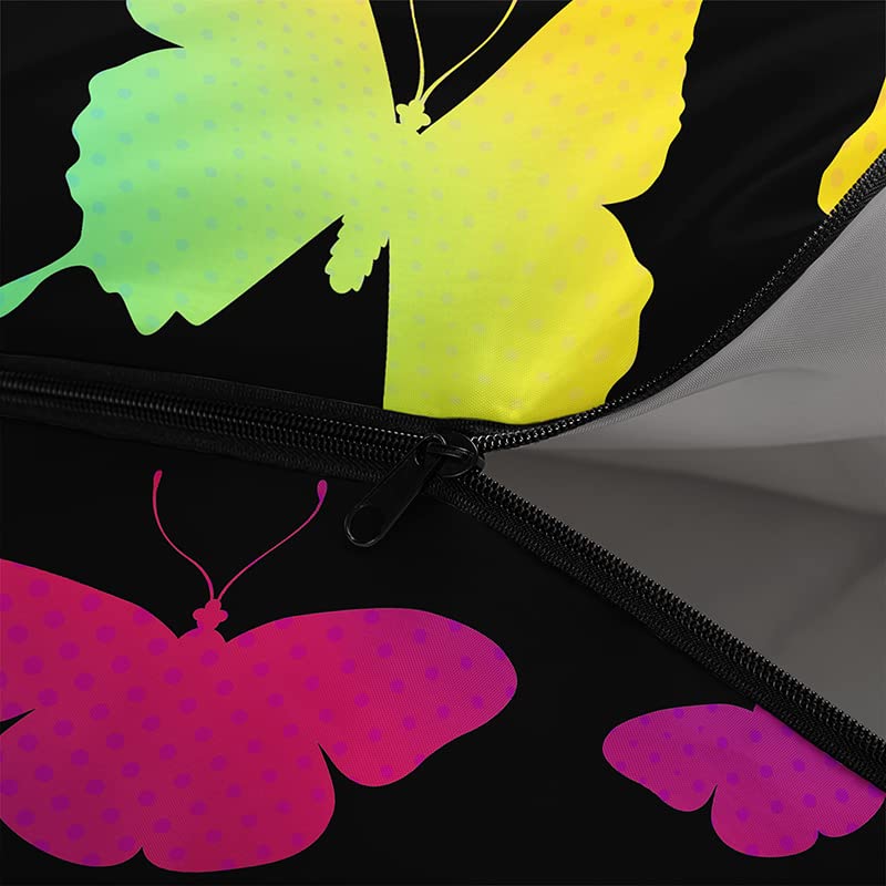 QOOMO Camping Sleeping Bags,3 Season Warm & Cool Weather,Lightweight,Waterproof Sleeping Bags for Adults & Kids,Traveling,and Outdoors,Camping Gear Equipment - color: Butterfly 1