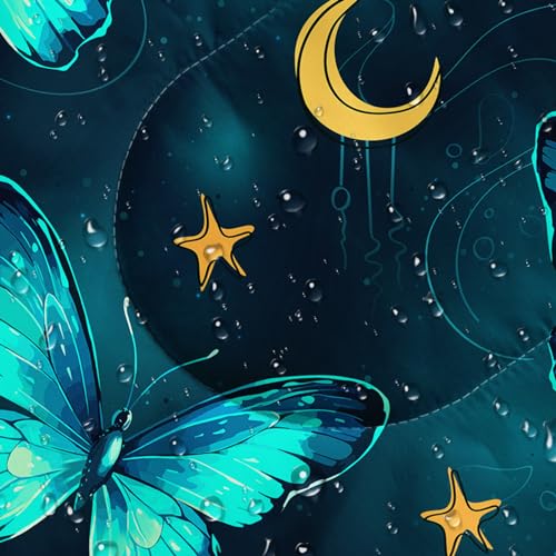 QOOMO Axolotl Cute Camping Sleeping Bags,3 Season Warm & Cool Weather,Lightweight,Waterproof Sleeping Bags for Adults & Kids,Traveling,and Outdoors - color: Butterfly 20