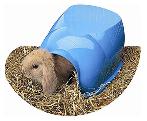 Lixit Igloos and Hideaways for Guinea Pigs, Rats, Mice, Hamsters, Gerbils and Other Small Animals (Large) - color: Blue, size: Large