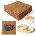 6-Pack Natural Coconut Fiber Reptile Carpet, 12x12 Inch Eco-Friendly Terrarium Liner & Bedding for Lizard, Snake, Turtle, Tortoise, Bunny Habitat