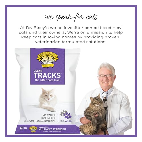 Dr. Elsey's® Clean Tracks Clumping Clay Cat Litter 40 lb. Bag - size: 40 pounds