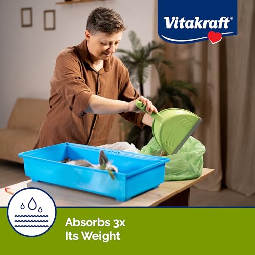 Vitakraft Fresh World Small Animal Bedding - Ultra Strength - Pet Bedding for Litter Boxes and Cages (16 L),Gray, 975 cu in - size: 975 cu in (Pack of 1)