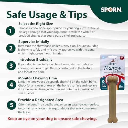 Sporn Marrow Chews Peanut Butter LG - size: Large