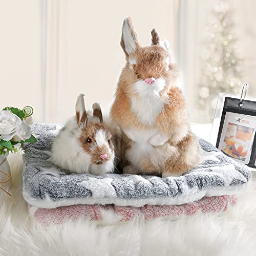 Small Animal Bed Mat, Soft & Warm, Suitable for Guinea Pig, Hamster, Rabbit, Rat and Bearded Dragon (XX-Large(19.7''x15.7''), Mesh Black) - color: Mesh Black, size: XX-Large(19.7''x15.7'')
