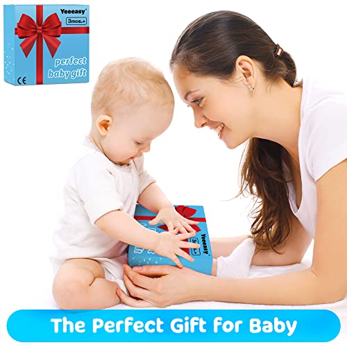 Yeeeasy Tummy Time Water Mat丨Inflatable Tummy Time Water Play Mat for Babies, Infants and Toddlers 3 to 24 Months Promote Development Toys Baby Toys essentials and Gifts - color: Blue