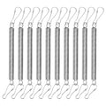 10 Pcs Guinea Pig Water Bottle Holder - Stainless Steel Spring Clips - Drinking Dispenser Fastener for Small Pets, Rabbits, Guinea Pigs, Hamsters