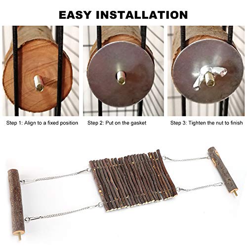 flexman Pet Summer Hammock, Small Animal Hanging Swing, Standing Resting Tools for Chinchillas, Squirrels, Rabbits, Honeybags, Guinea Pigs