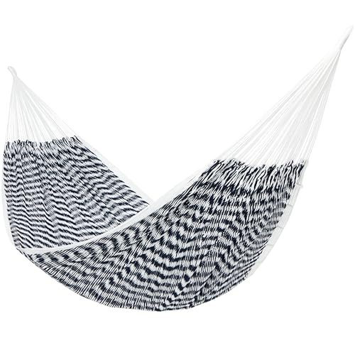 Handwoven Rope Mayan Hammock for Outside, 600 lbs Capacity | 2 Person, Portable Carrying Bag, Easy-Used Tree Straps, Carabiners, Soft Fabric, Patio (Chasm, X-Large) - color: Chasm, size: X-Large