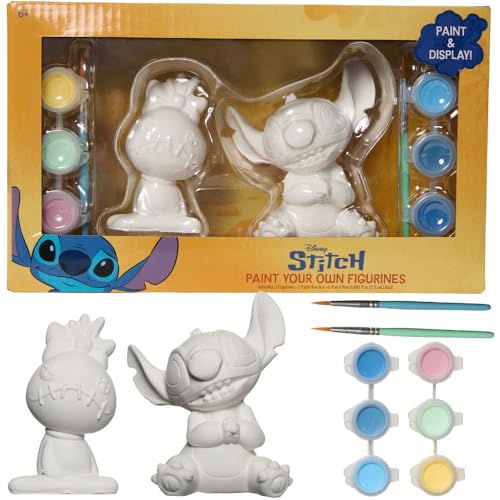 Innovative Designs Disney Stitch DIY Paint Your Own Figurines Arts and Crafts Set for Boys and Girls - style: Stitch