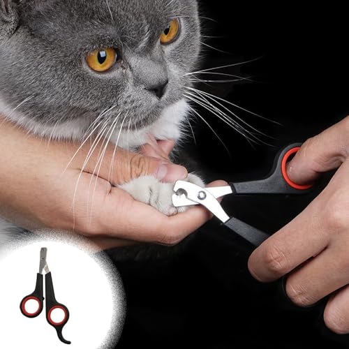 Pet Nail Clipper, Professional Claw Trimmer for Cat, Small Dog, Rabbit, Small Animal, Stainless Steel
