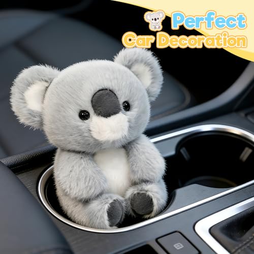 Ditucu Palm-Sized Koala Stuffed Animals Cute Soft Plush Doll Small Plushies Toys Gifts for Kids Grey 6 inch - style: Koala