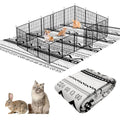 BNOSDM Extra Large Cage Liners for Rabbits 91" X 63" Washable Rabbit Pad Large Bunny Mat Anti Slip Rug for Bunnies Pet Carpet for Chinchillas Cats Guinea Pigs Dogs - size: 91" X 63"