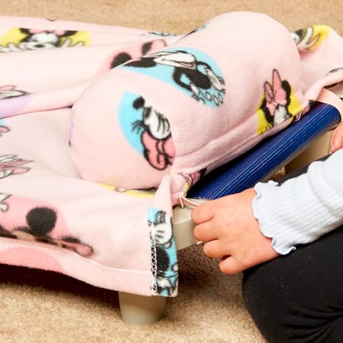 Minnie Mouse Sleeping Bag Set - Bundle with Soft Disney Slumber Bag with Pillow Plus Stickers, More for Kids, Girls | Minnie Sleeping Bag 27" x 55"
