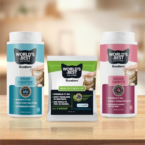 World's Best Cat Litter Boosters Good Habits, 18 oz Canister, Pack of 2 - size: 18 OZ (Pack of 2)