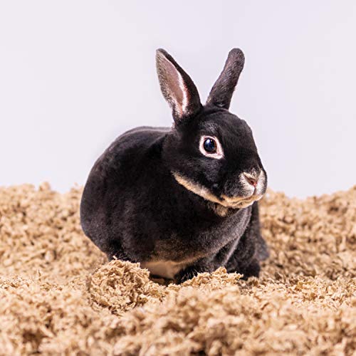 PETSPICK Uber Soft Paper Pet Bedding for Small Animals, Natural, 56L - color: Natural, size: 56L