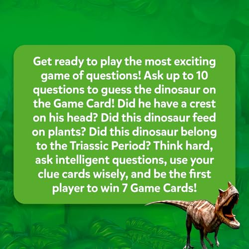 Skillmatics Guess in 10 Dinosaurs – Trivia Game for Kids and Families - style: Dinosaurs