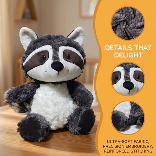 YUKOUQIAN Red Panda Stuffed Animal Cute Plush Doll Toy 10 inch for Girls Boys Christmas (Stand redpanda shenhui) - style: stand redpanda shenhui