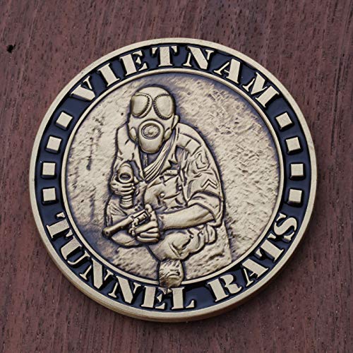 Tunnel Rat Challenge Coin - Vietnam Tunnel Rats - Designed by Military Veterans for Veterans!