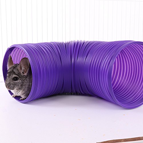 Ware Manufacturing 2 Pack of Fun Tunnels, Large, Assorted Colors, for Ferrets, Guinea Pigs, Rabbits, and Other Small Pets