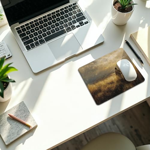 Christian Jesus with Lamb Mouse Pad, Christian Jesus Religious Gifts Mouse Pads Mousepad for Office Desk Computers Laptop, Religious Faith Office Supplies Desk Accessories, 9.5x7.9 Inch - color: 16Child