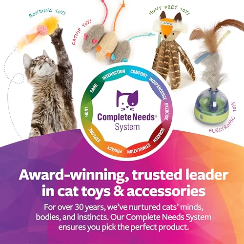 SmartyKat Kitty Camp Crinkle Cat Tent Hideaway, Collapsible Tent with Detachable Feather Toy for Privacy & Play for Cats & Kittens, Beige, One Size - style: Kitty Camp Tent