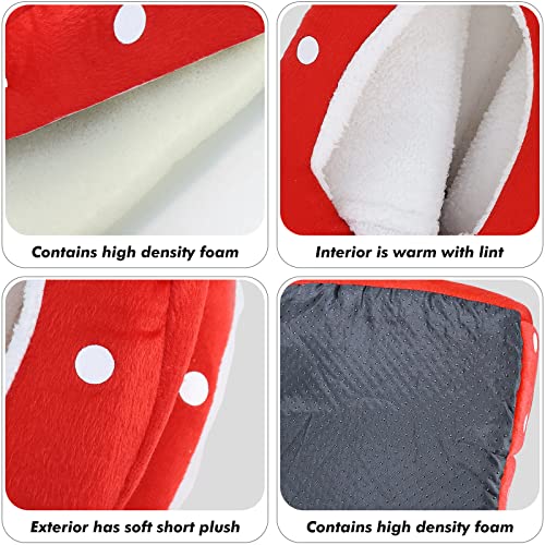 Mygeromon Guinea Pig Bed Rabbit Hideout Cuddle Cup (Strawberry Style) | Washable, Winter, Small Animals Sleeping House, for Ferret, Chinchilla, Bunny - color: Strawberry Style