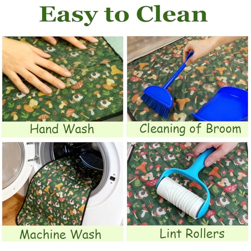 Guinea Pig Cage Liners 47 x 24 Washable Cage Pads Rabbit Bedding Reusable Absorbent Pee Pads for Small Animals Bunny Ferret Chinchilla Hamster - size: 1 Pcs 47 x 24"