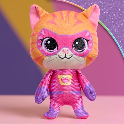Disney Jr. SuperKitties Ginny Small Plush, Su-Purr Wild Stuffed Animal | 7-inch, Kitten, Toy for Fans, Girls, Kids, Ages 2 and Up, by Just Play