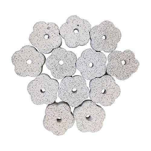 Shelltech Small Animal Lava Bites, Hamster Chew Toys Chew Treats Teeth Grinding Block for Hamster Chinchilla (12 Pack - Flower) - size: 12 Pack - Flower