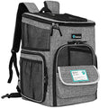 PetAmi Dog Backpack Carrier, Airline Approved 4-Way Entry Cat Backpack Carrier, Ventilated Mesh, Collapsible Pet Carrier for Small Puppy, Kitten, Hiking, Travel Car, Vet, up to 18 lbs, Heather Gray - color: Heather Gray