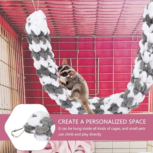 TEHAUX Sugar Glider Climbing Rope Cage for Guinea Pigs, Hamster, Ferret, Mouse, Pet Toys