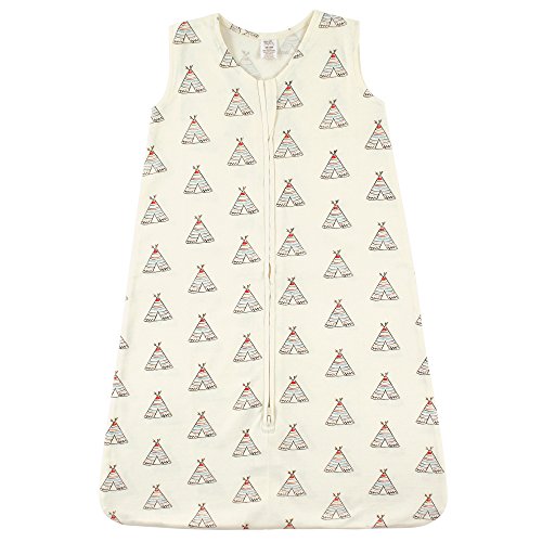 Touched by Nature Unisex Baby Organic Cotton Sleeveless Wearable Sleeping Bag, Sack, Blanket, Teepee, 6-12 Months - color: Teepee, size: 6-12 Months