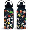 Soccer 32oz Water Bottle, Leak-proof Bottle, Insulated Coffee Cup | 32oz Stainless Steel Tumbler, with Handle & Lid Reusable Mug, Christmas Birthday Gift for Sports Lover - color: Ball