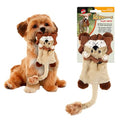 SPOT Skinneeez Flat Cat 11.5 Inch Stuffing-Free Plush Squeaky Dog Toy – Soft Interactive Toy for Mini and Small Dogs – Mess-Free Play for Light Chewers – Assorted Styles - style: Mini Flat Cat